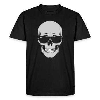 Sunglasses Skeleton Noir - Men's Premium Organic T-Shirt - black - Front - Nico (187cm)