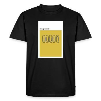 Chaos – Trombone à l’allemand - T-shirt Premium bio Homme - noir - Devant - Nico (187cm)