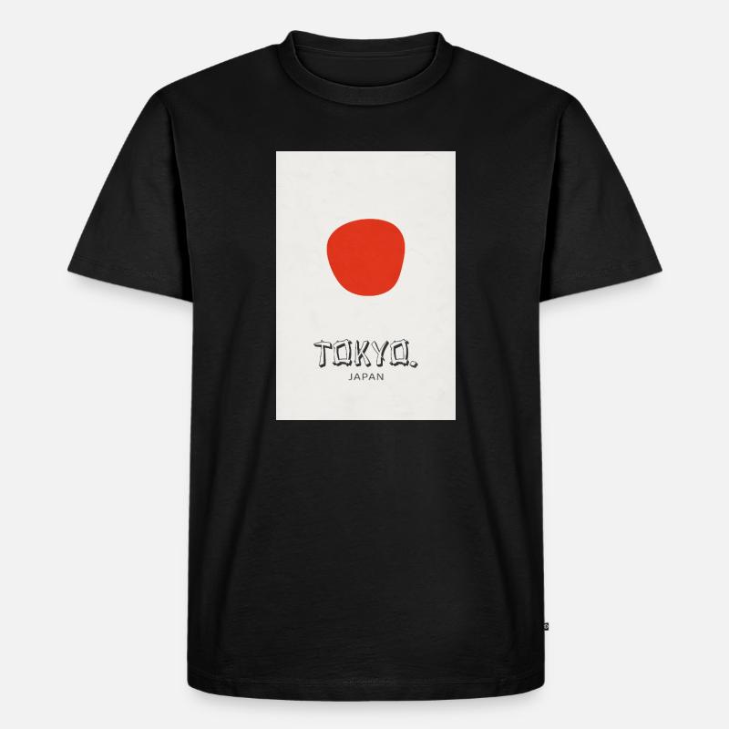 Affiche Tokyo – Déclaration de design moderne - T-shirt Premium bio Homme - noir