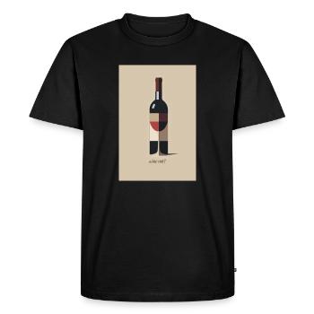 Wine Not funny wine saying - Men's Premium Organic T-Shirt - black - Front - Nico (187cm)