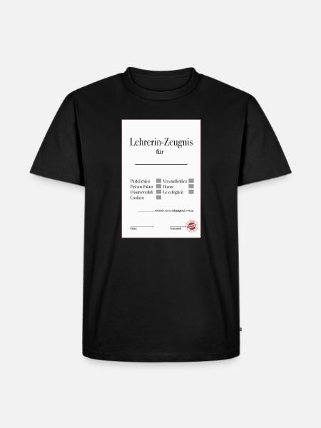 Témoignage d’enseignant : cadeau d’adieu drôle - T-shirt Premium bio Homme - noir