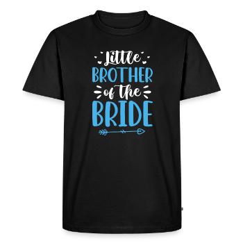 Petit frère de la mariée - T-shirt Premium bio Homme - noir - Devant - Nico (187cm)