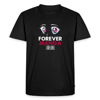 Forever Manga - T-shirt Premium bio Homme - noir - Devant - Nico (187cm)
