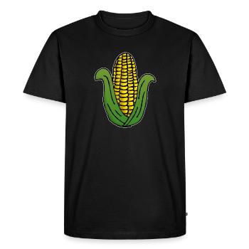 Agriculture Farmer Corn cob Corn Cob - Men's Premium Organic T-Shirt - black - Front - Nico (187cm)