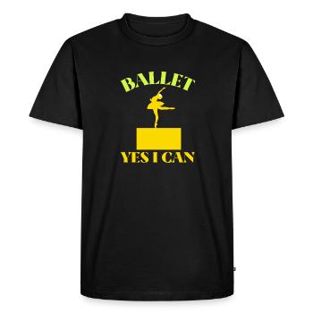 Ballet Ballet Danse Ballet Danseur De Ballet Idée Cadeau - T-shirt Premium bio Homme - noir - Devant - Nico (187cm)