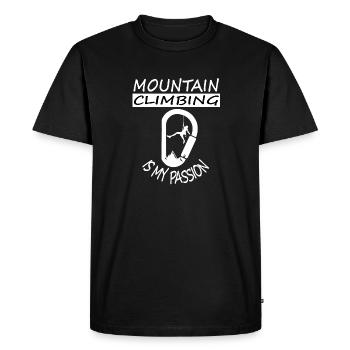 Alpinisme Alpiniste Idée cadeau d’alpinisme - T-shirt Premium bio Homme - noir - Devant - Nico (187cm)