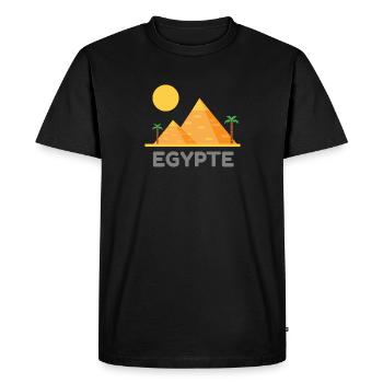 EGYPTE - T-shirt Premium bio Homme - noir - Devant - Nico (187cm)