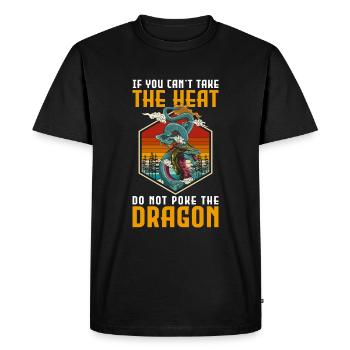 Conception de la force de la créature mythique fantastique - T-shirt Premium bio Homme - noir - Devant - Nico (187cm)