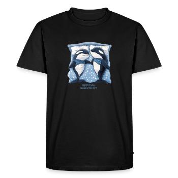 Chemise de nuit officielle Orca - T-shirt Premium bio Homme - noir - Devant - Nico (187cm)