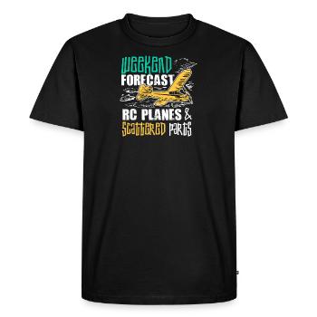 RC cadeau d’avion pour un rc pilot - T-shirt Premium bio Homme - noir - Devant - Nico (187cm)