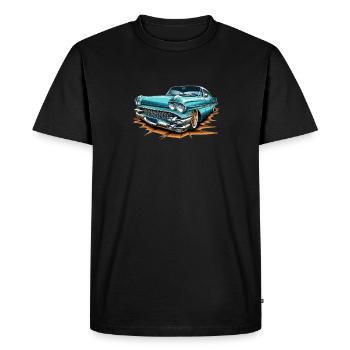 Lowrider chic - T-shirt Premium bio Homme - noir - Devant - Nico (187cm)