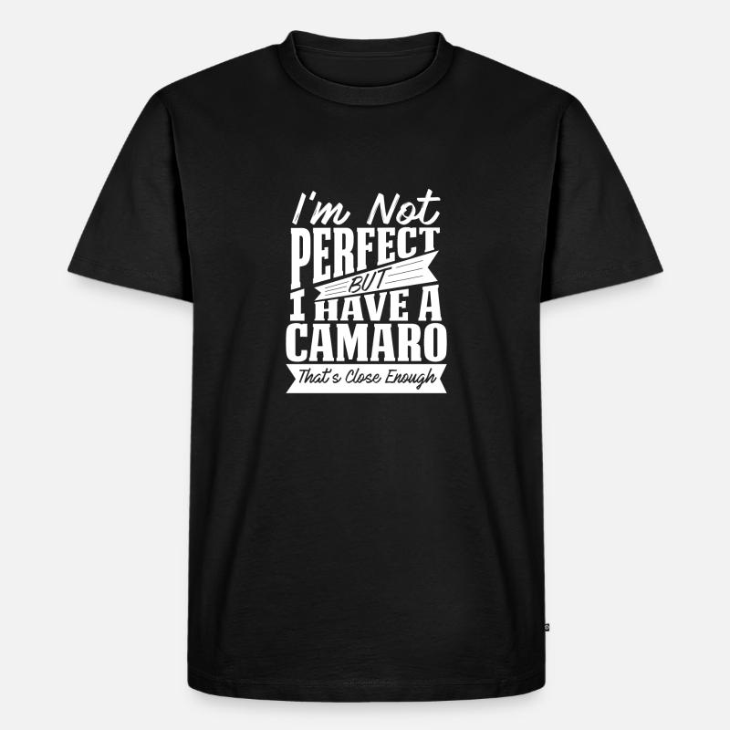 PERFEKT MIT CAMARO - Männer Premium Bio T-Shirt - Schwarz