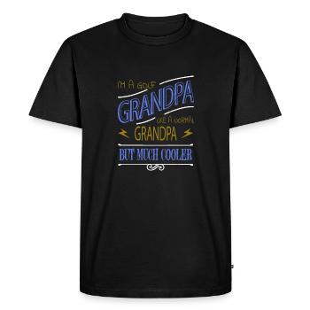 GolfMaman GolfPapa Clubs De Golf Filles Golf Entraîneur De GolfCadeau - T-shirt Premium bio Homme - noir - Devant - Nico (187cm)