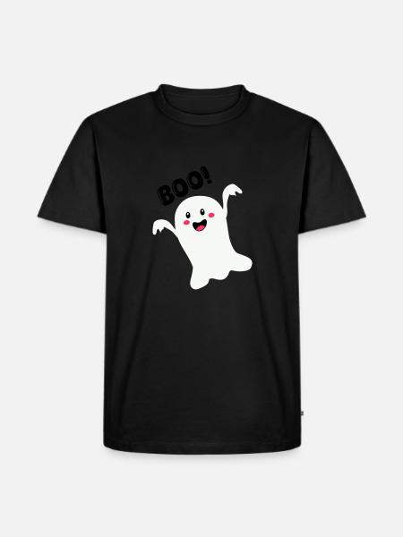geist 01 - Männer Premium Bio T-Shirt - Schwarz