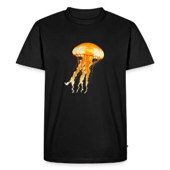 Les méduses sont des créatures marines impressionnantes - T-shirt Premium bio Homme - noir - Devant - Nico (187cm)