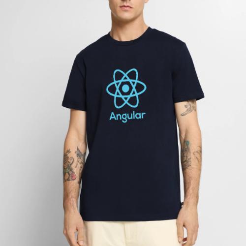 Reactangular – Is it React? Is it Angular? - Männer Premium Bio T-Shirt
