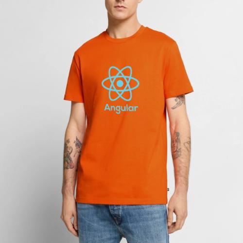 Reactangular – Is it React? Is it Angular? - Männer Premium Bio T-Shirt