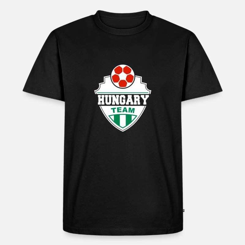 Hungary - Männer Premium Bio T-Shirt - Schwarz