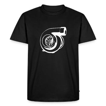 Turbo Power - Turbocompresseur - T-shirt Premium bio Homme - noir - Devant - Nico (187cm)