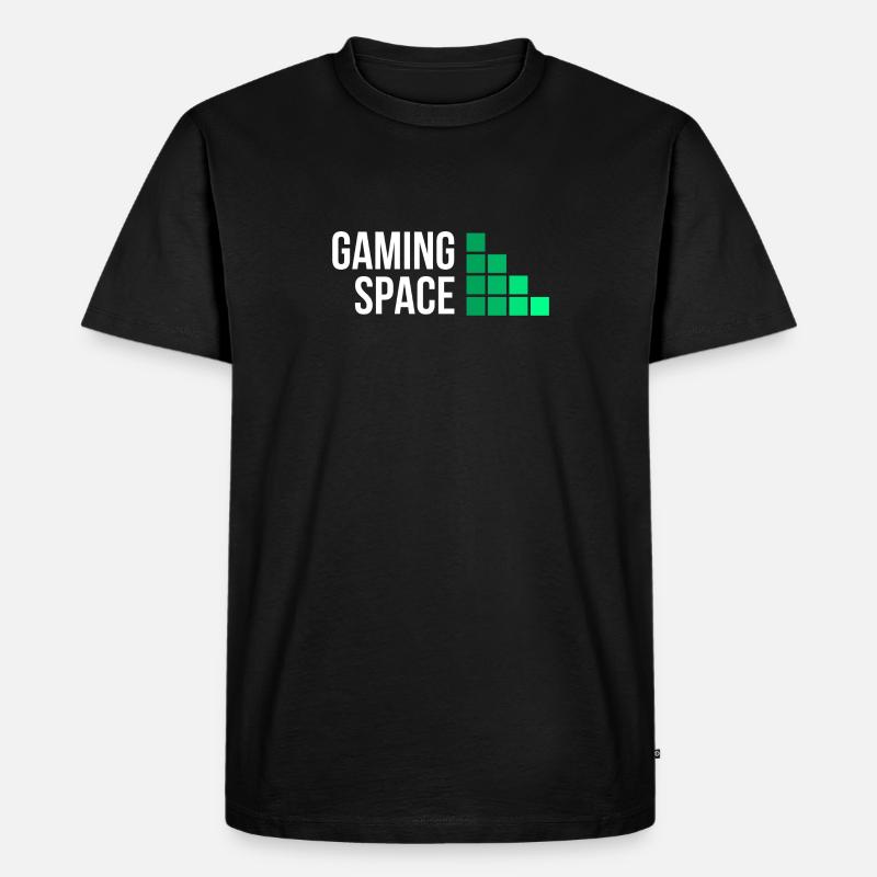 Gaming Space - Männer Premium Bio T-Shirt - Schwarz
