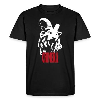 Chimère Monstre mythologique - T-shirt Premium bio Homme - noir - Devant - Nico (187cm)