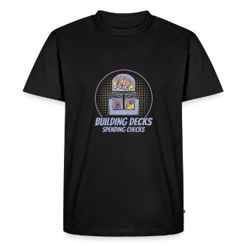 Carte à collectionner Jeu de cartes à jouer Cadeau de jeu de cartes - T-shirt Premium bio Homme - noir - Devant - Nico (187cm)