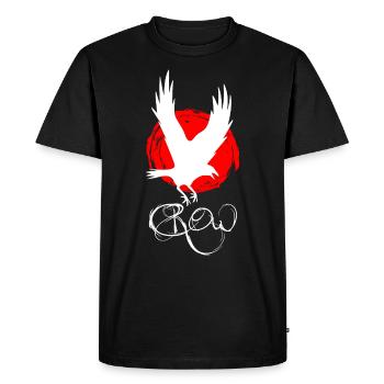 Corbeau corbeau - T-shirt Premium bio Homme - noir - Devant - Nico (187cm)