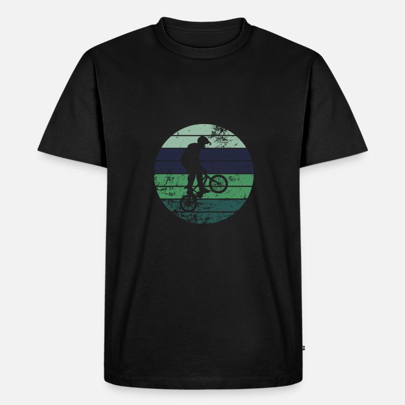 BMX - Männer Premium Bio T-Shirt - Schwarz