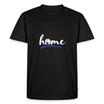 Coup de circuit de baseball - T-shirt Premium bio Homme - noir - Devant - Nico (187cm)