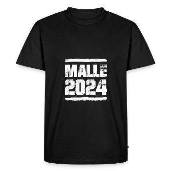L’équipe Malle 2024 - T-shirt Premium bio Homme - noir - Devant - Nico (187cm)
