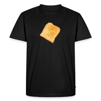 Toast - Men's Premium Organic T-Shirt - black - Front - Nico (187cm)