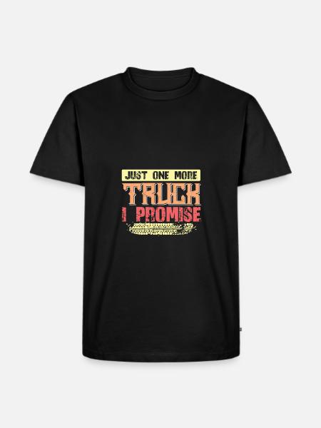 Trucker Cool Saying - Men's Premium Organic T-Shirt - black
