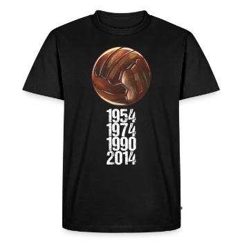 Cadeau de marchandise Football Fan Tradition - T-shirt Premium bio Homme - noir - Devant - Nico (187cm)