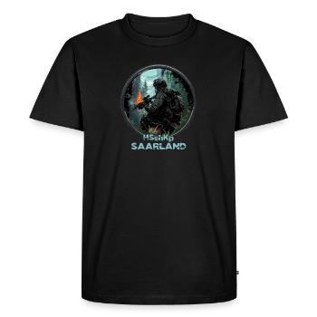 Entreprise de sécurité intérieure HSchKp Sarre - T-shirt Premium bio Homme - noir - Devant - Nico (187cm)