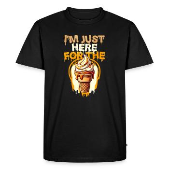 Eiscreme Spritz mit Humor - Men's Premium Organic T-Shirt - black - Front - Nico (187cm)