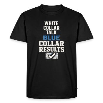 des travailleurs formés comme soudeurs et - T-shirt Premium bio Homme - noir - Devant - Nico (187cm)