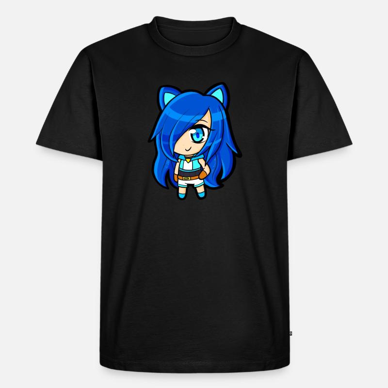 Funneh Chibi - Männer Premium Bio T-Shirt - Schwarz