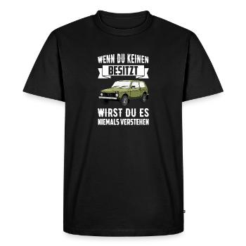 Lada Niva 4x4 Offroad Russia USSR - Men's Premium Organic T-Shirt - black - Front - Nico (187cm)