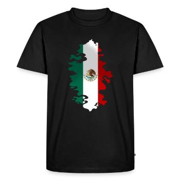 Mexico Flag Mexican Flag Mexico South America - Men's Premium Organic T-Shirt - black - Front - Nico (187cm)