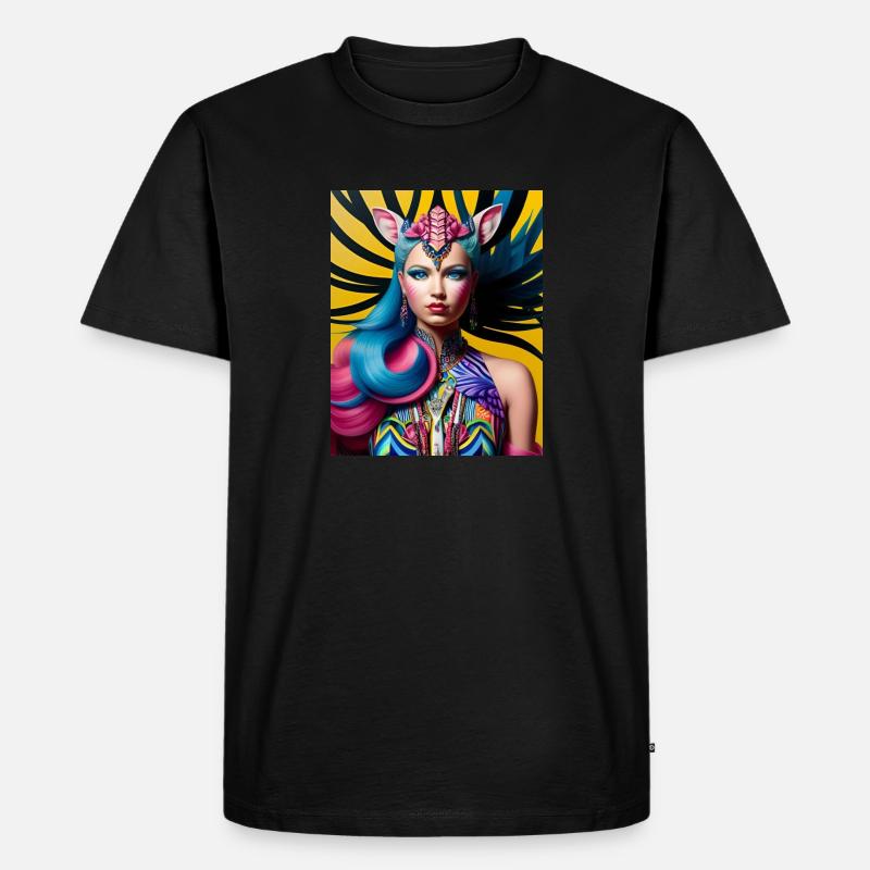 MISSY E - Männer Premium Bio T-Shirt - Schwarz