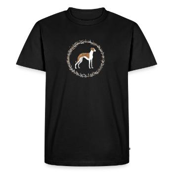 Whippet - T-shirt Premium bio Homme - noir - Devant - Nico (187cm)
