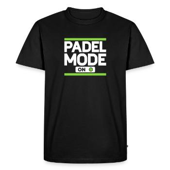 Mode Padel sur Padel Player Padel Tennis - T-shirt Premium bio Homme - noir - Devant - Nico (187cm)