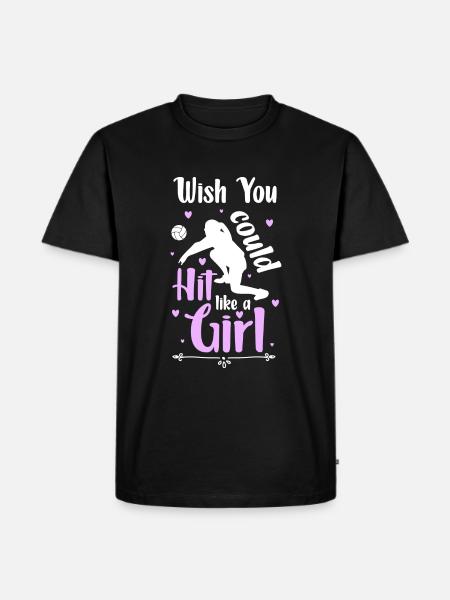 Volleyball Player Training - Men's Premium Organic T-Shirt - black