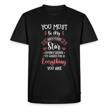 Star Telescope Space - Men's Premium Organic T-Shirt - black - Front - Nico (187cm)