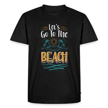 Vacances Sea Breeze - T-shirt Premium bio Homme - noir - Devant - Nico (187cm)