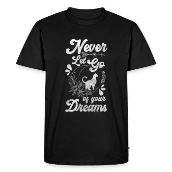 Magic Symbol Elements Power - Men's Premium Organic T-Shirt - black - Front - Nico (187cm)