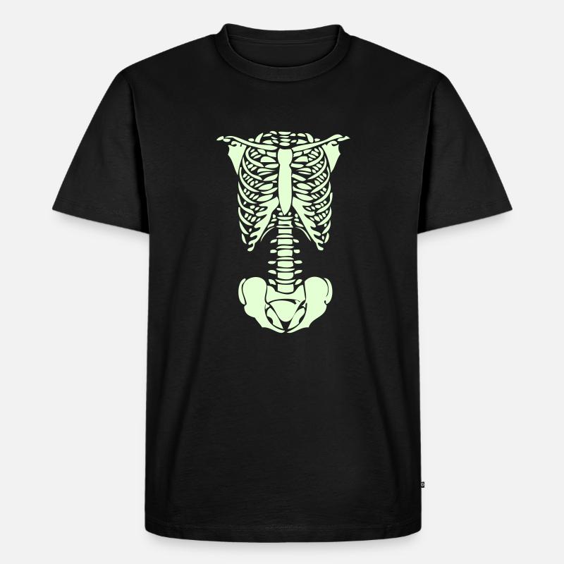 squelette - T-shirt Premium bio Homme - noir