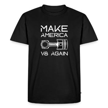 Cadeau de moteur de mécanique de réglage automatique - T-shirt Premium bio Homme - noir - Devant - Nico (187cm)