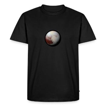 Pluto - Men's Premium Organic T-Shirt - black - Front - Nico (187cm)