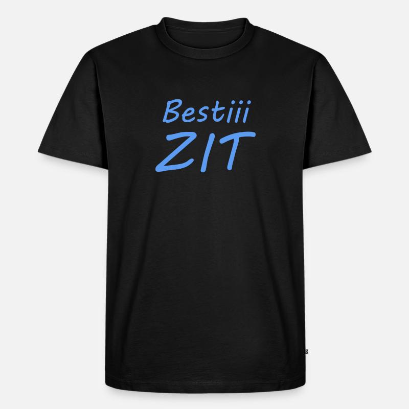 BESTIII ZIT - Männer Premium Bio T-Shirt - Schwarz